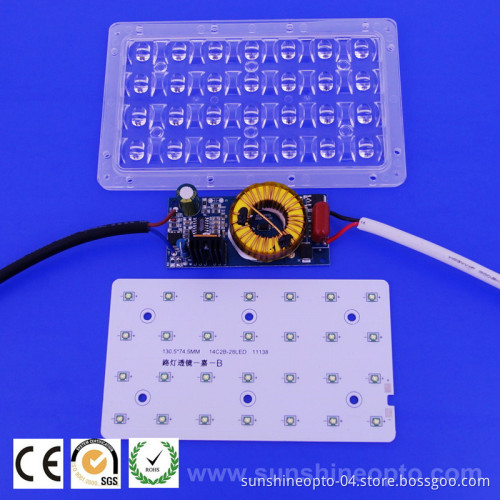 28W CREE XPE LED Street Light Components (SUN-LD65X135CR810)
